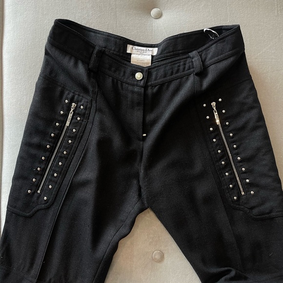 Christian Dior VTG wool zipper pants - Picture 8 of 15